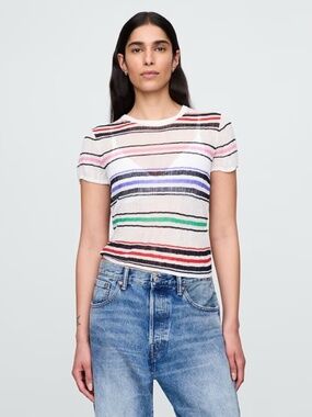 GAP  Sheer Rib Sweater T-Shirt